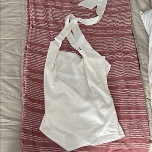 Peppermayo Ivory Satin Blouse